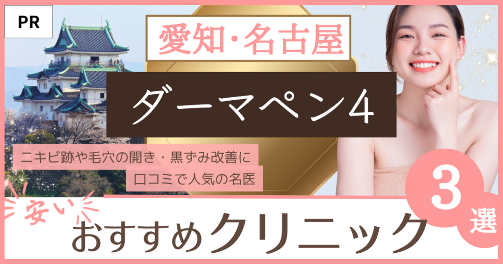 ダーマペン4「愛知・名古屋」のファーストビュー